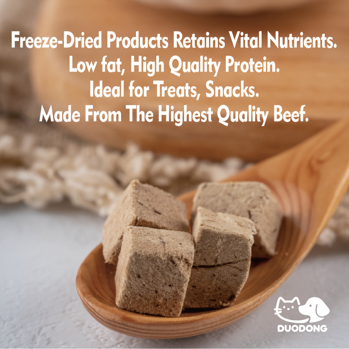 Beef Liver Dog Treats 300g, Freeze-Dried Single-Ingredient Training Rewards and Food Topper, Grain-Free Gluten-Free Snacks for Everyday Reward Time