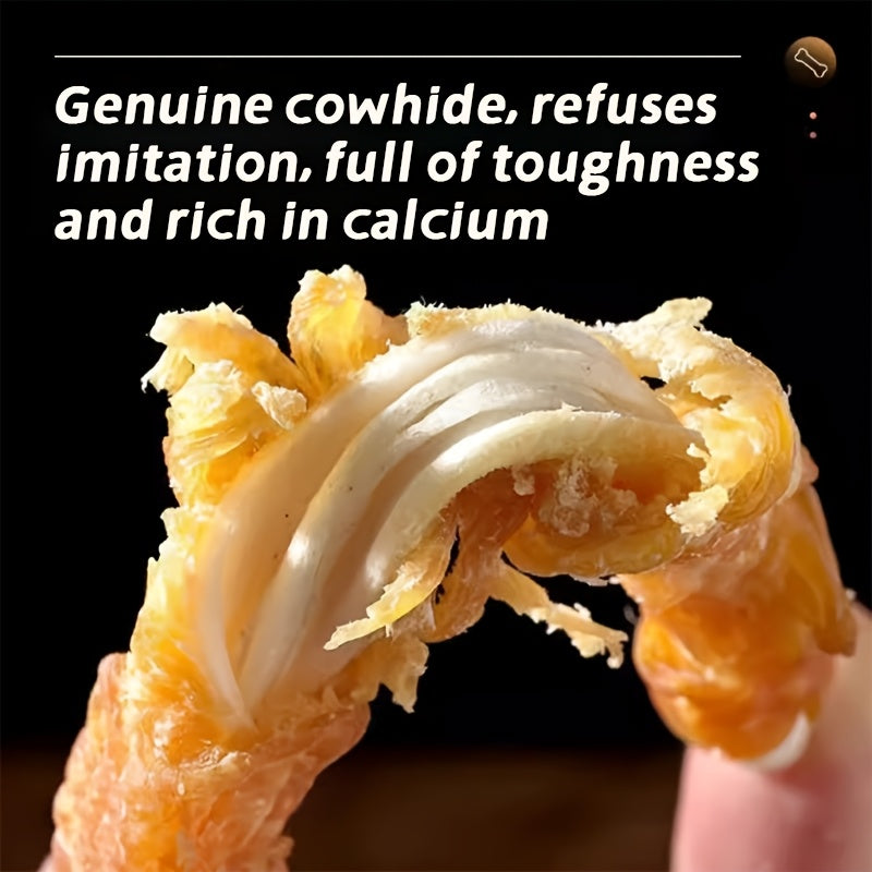 Dog Chew Sticks with Chicken and Duck Wraps, Mixed Rawhide Roll Treat Combo for Supervised Chewing, Occasional Rewards and Dog Owner Gift Baskets