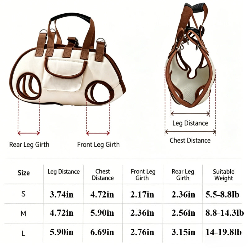 Pet Carrier Backpack 3 Piece Set with Towing Rope, Breathable Dog Backpack with Crossbody Bag and Portable Handbag, Small Dog Cat Travel Carrier for Outdoor Play, Hiking and Short Distance Trips