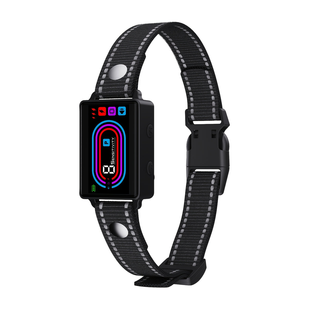 Magnetic Charging Bark Collar for Dogs with 9 Sensitivity Levels, Adjustable Fit, Vibration and Switchable Static Mode, 1 or 2 Pack Options