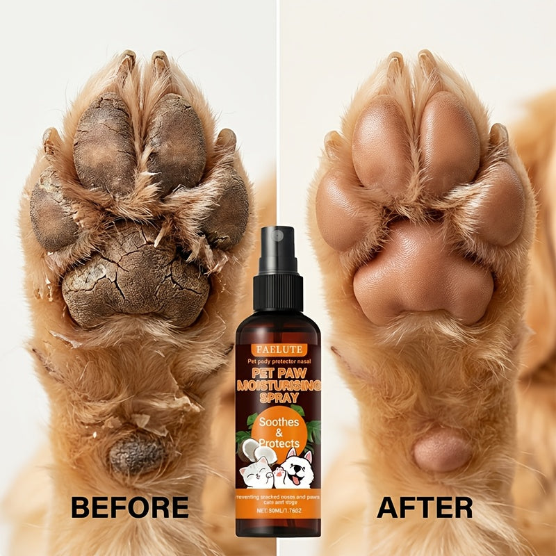 Dog Paw Moisturizer for Dogs and Cats, 50mL Pet Paw Pad Care for Dry Rough Pads, Grooming Supply for Owner-Managed Everyday Care Routines