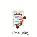 Triple Flavor Dog Treats with Chicken, Beef and Liver, Kabob Chew Snacks in 100g to 900g Options for Supervised Treat Time and Dog Gift Baskets