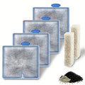 Aquarium Filter Cartridges for Aqueon QuietFlow 10, Medium Replacement Filters with Filter Pads for Fish Tank Care, 4/8/16 Packs