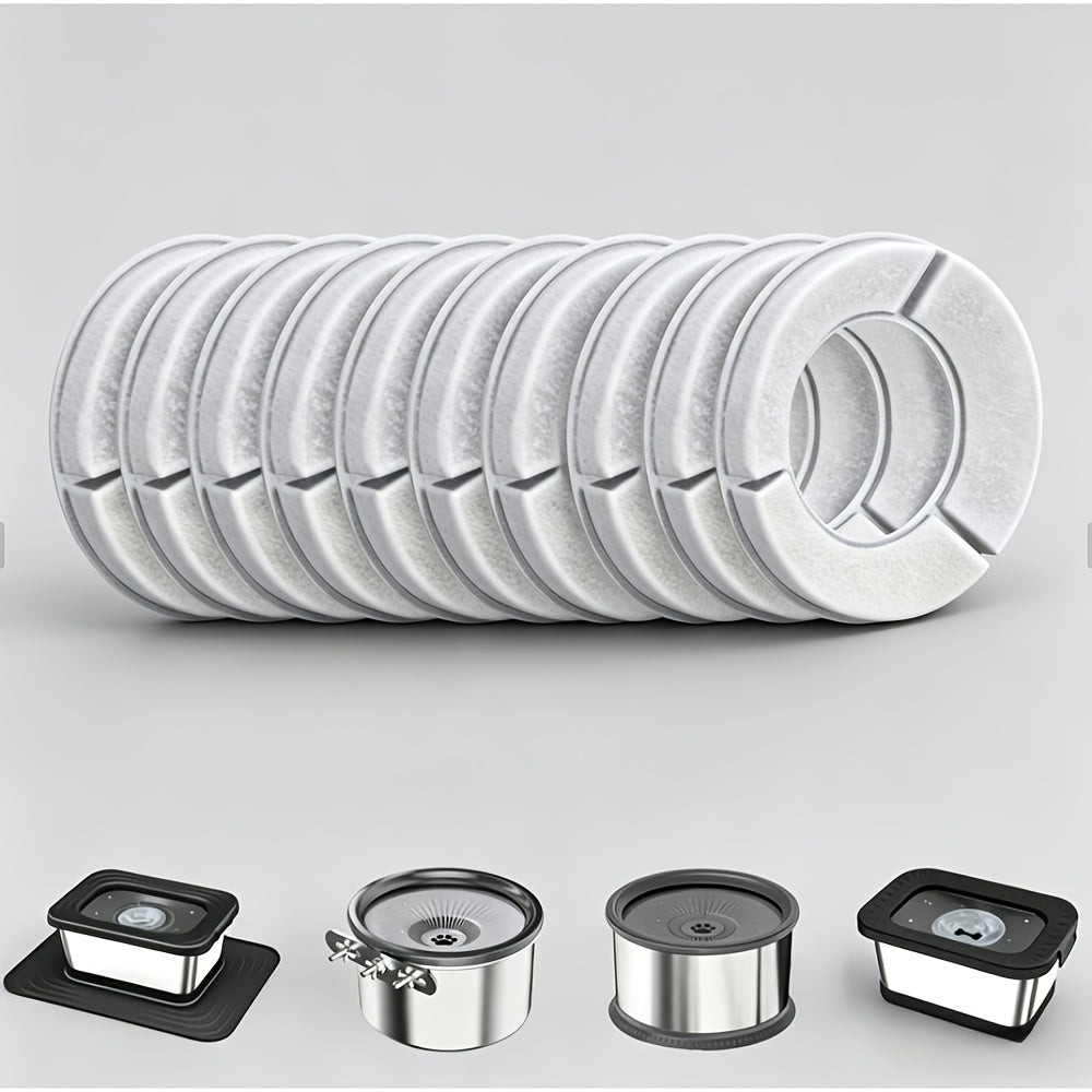Splash-Reducing Dog Water Bowl 7L, Stainless Steel Slow Drinking Design for Messy Drinkers and Indoor Outdoor Pet Watering, Filter Pack Options