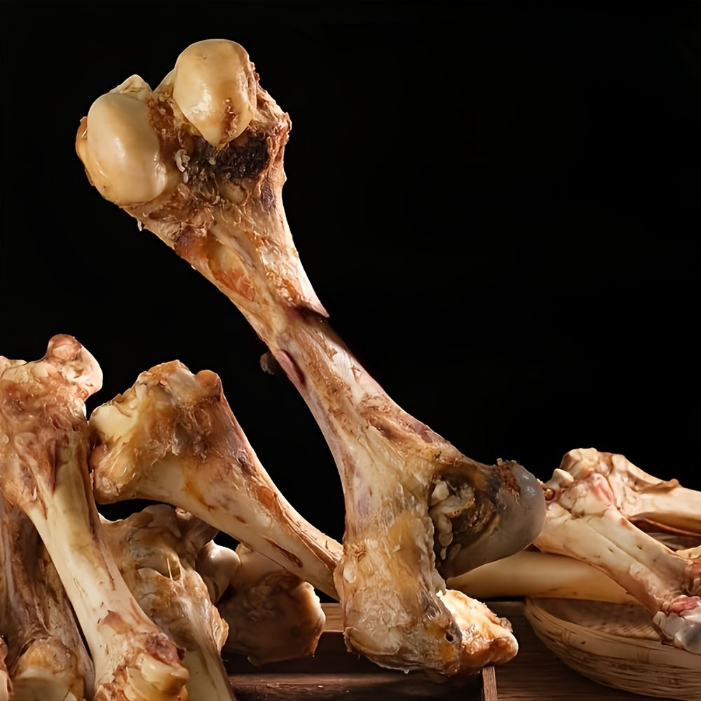 Dog Chewing Bones with Beef Bone Options, Small and Medium Two-Piece Selections for Supervised Chew Time and Everyday Pet Treat Routines