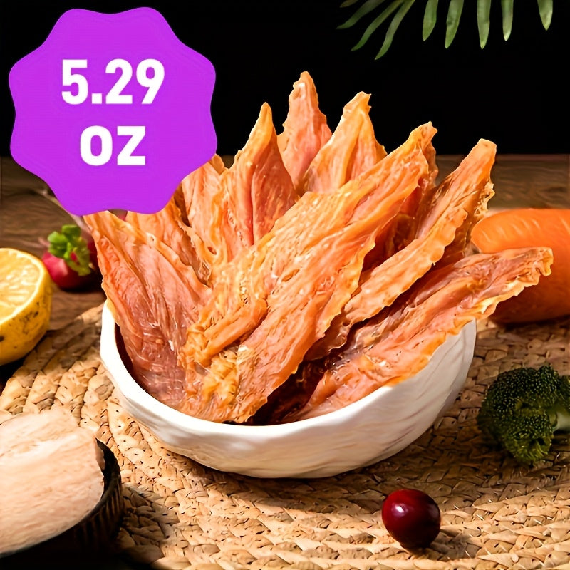 Chicken Breast Jerky Dog Treats with Duck Breast Option, 150g or Chicken Two-Pack Choices for Supervised Training Rewards and Daily Snacks