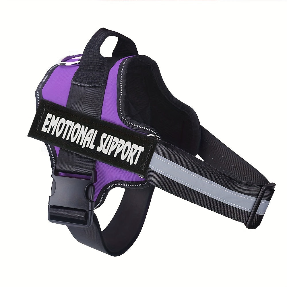 No-Pull Dog Walking Harness, Reflective Adjustable Everyday Training Gear for Small, Medium and Large Dogs in 11 Colors, XS to XXL