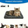 Heat-Retaining Pet Mat for Cats and Dogs, Removable Washable Non-Slip Resting Pad for Indoor Outdoor Use, Dark Gray in Small or Large