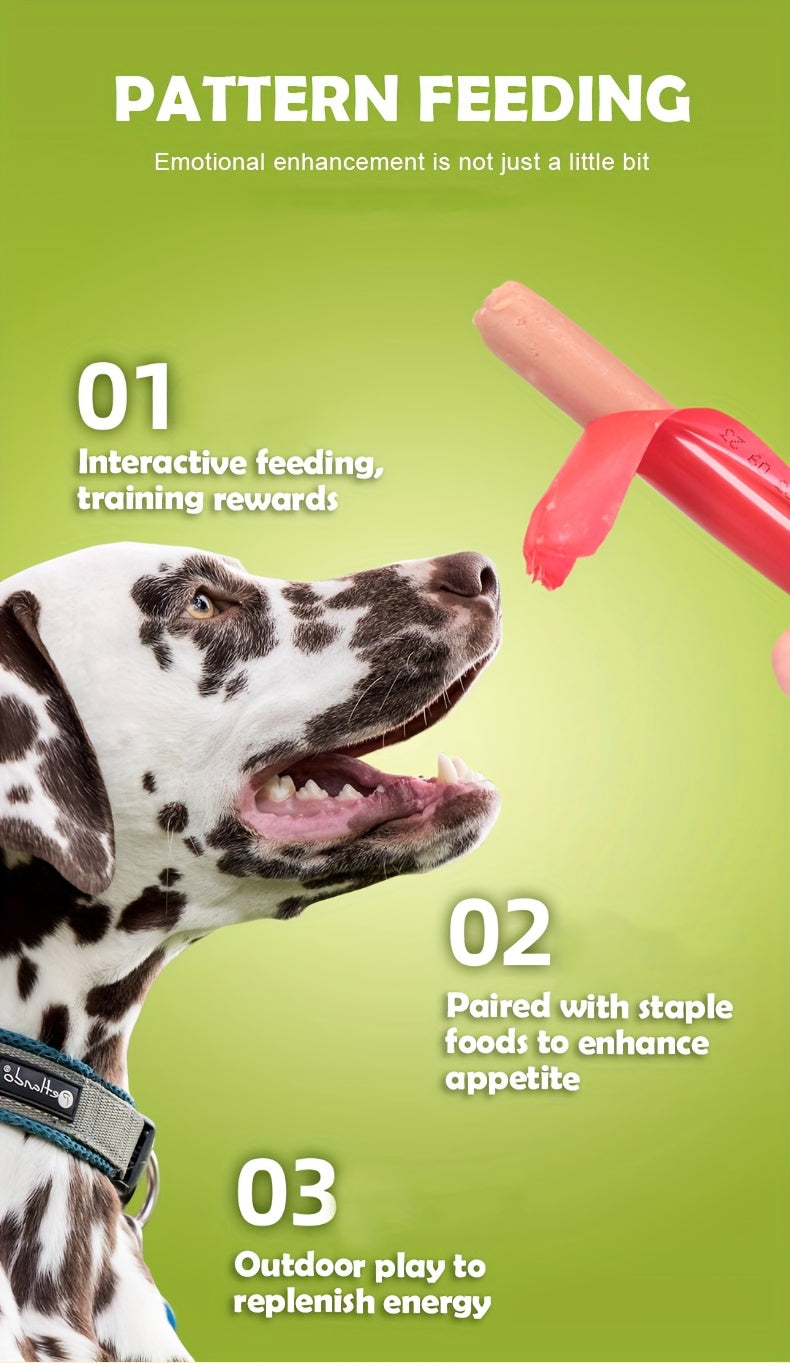 Dog Sausage Treats for Small Dogs, 16 or 32 Piece Mixed Flavor Snack Options, Chewy Training Rewards for Everyday Practice and Treat Time