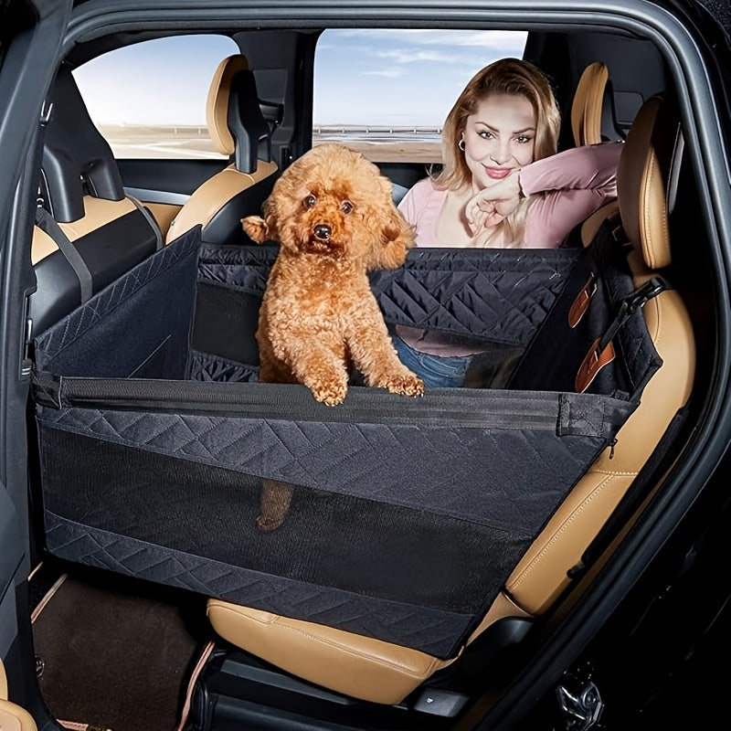 Dog Car Travel Bed for Back Seats, Non-Slip Rear Seat Extender with 22in or 29in Options for Small to Large Dogs, Cars, SUVs and Trucks