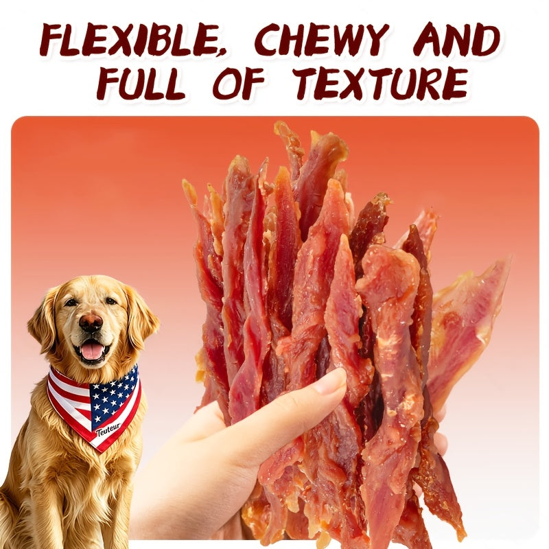 Duck Jerky Dog Treats Twin Packs, 80g Duck Strips or 106g Chicken and Duck Jerky Options for Supervised Training Rewards and Everyday Snack Breaks