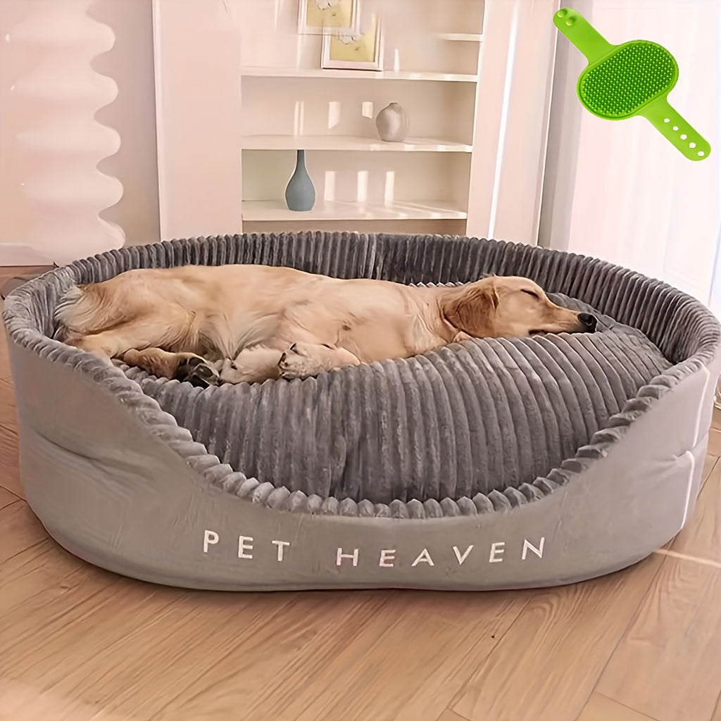 Washable Dog Bed with Thickened Design, M to XXL Size Options for Everyday Lounging and All-Season Pet Rest, Machine-Washable Dog Bedding