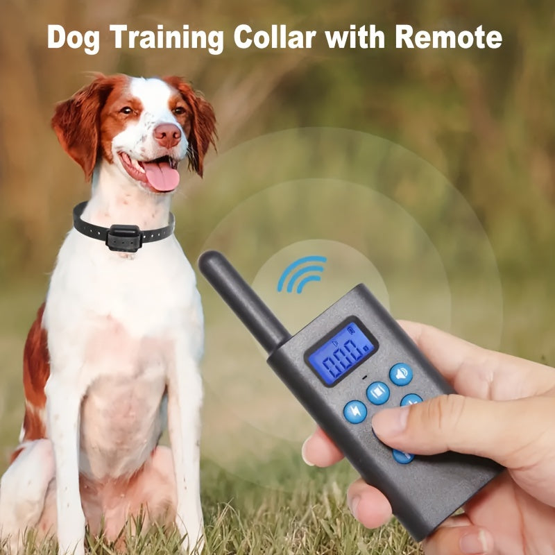 2600ft Dog Training Collar with Remote Control, Remote-Operated Pet Training Accessory for Supervised Dog Training Sessions, 1for1 Option