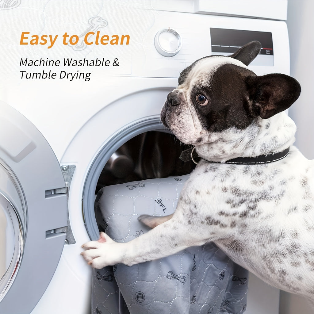 Washable Puppy Training Pads in 24 x 16 or 36 x 41 Inches, Reusable Four-Layer Non-Slip Dog Pee Mats with Size-Specific 2 or 6 Pack Options