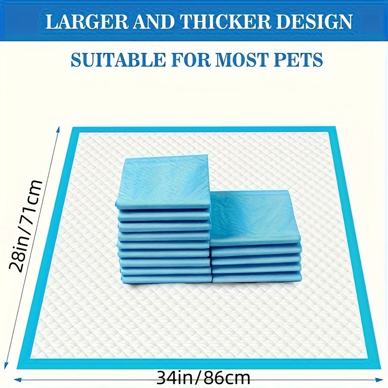 Dog Pee Pads 34 x 28 Inch, Disposable Absorbent Puppy Potty Training Pads with Leak Protection and Odor Control, 100 or 126 Count Options