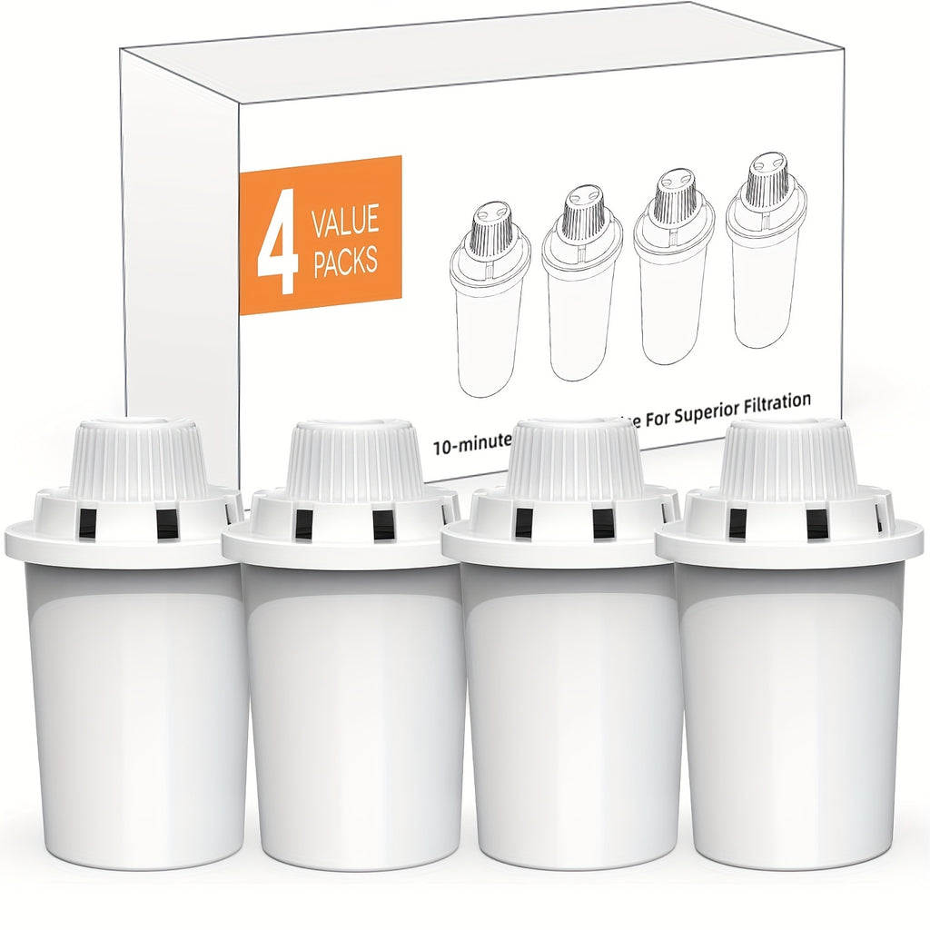Vertical Pet Fountain Filters 4 Pack, 7-Layer Replacement Cartridges for D2341, D2223, D2322 and D2340 Dog and Cat Water Dispensers