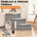 3-Speed Rechargeable Dog Nail Grinder with LED Light, Quiet Electric Pet Nail File for At-Home Paw Grooming with Model-Specific Grinding Head Options
