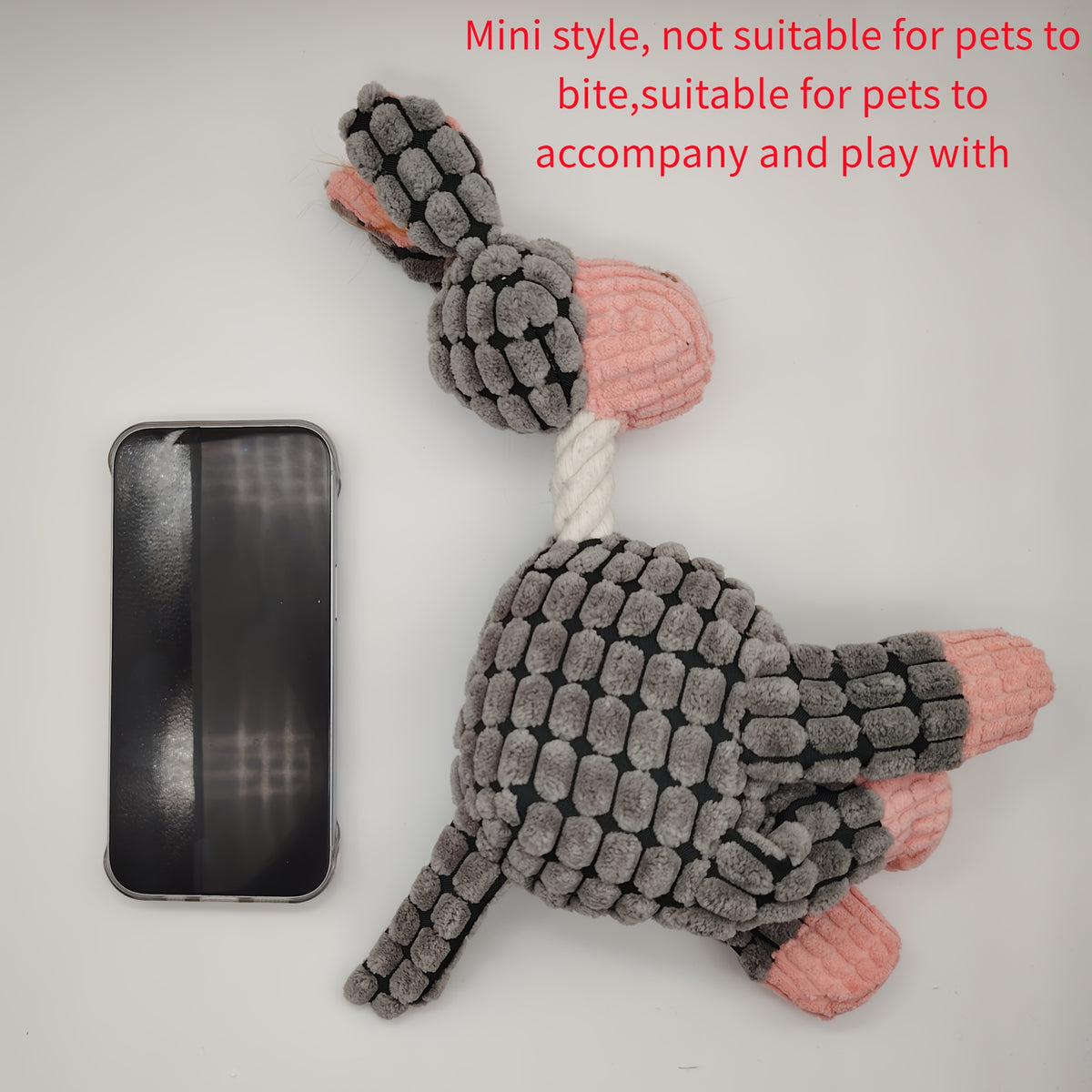 Washable Squeaky Plush Dog Toy for Small and Medium Dogs, Seven Animal Style Options with Goat, Giraffe, Donkey and Puppy Designs for Gentle Play