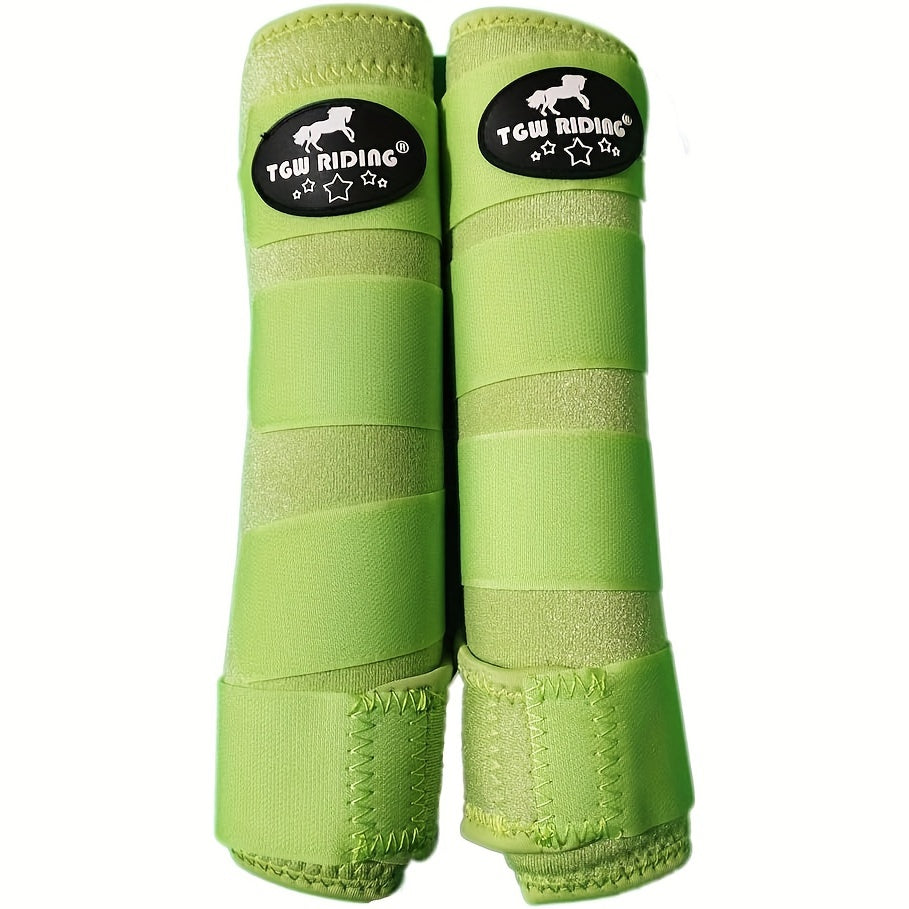 Horse Front Leg Sport Boots for Equestrian Training, Lower Limb Coverage for Supervised Exercise, Seven Colors with Small, Medium and Large Options