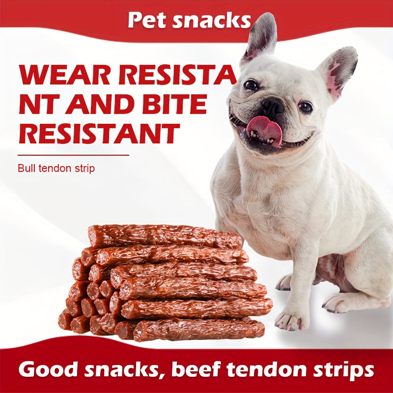 Beef Tendon Chews for Dogs, 150g / 5.29oz Tendon Strips for Supervised Chewing, Reward Time and Everyday Treat Routines with Your Pet