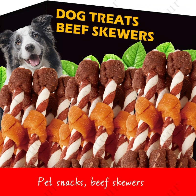 Assorted Rawhide Dog Chews, Chicken, Duck, Chicken Liver and Beef Roll Listed Combo for Supervised Chewing, Everyday Rewards and Pet Gift Baskets
