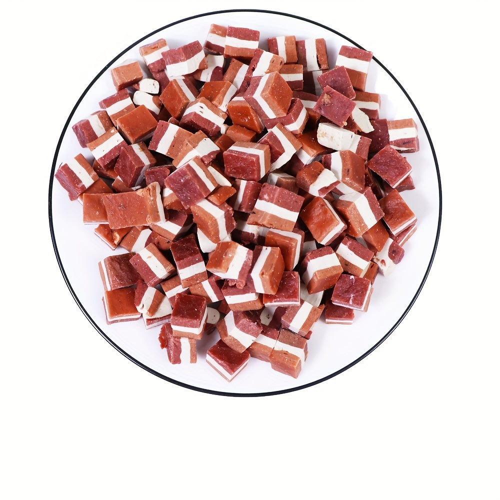 Soft Chewy Dog Training Treats, Diced Meat Reward Bites with Beef Blueberry, Duck Cheese, Mixed Meat and Triple Flavor Options, 100g to 800g Packs