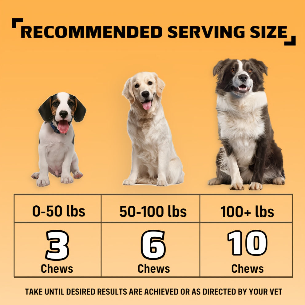 Dog Supplement Soft Chews with Probiotics & Salmon Oil, Chicken Flavor Multivitamin Nutritional Chews in 90 or 270 Count Options