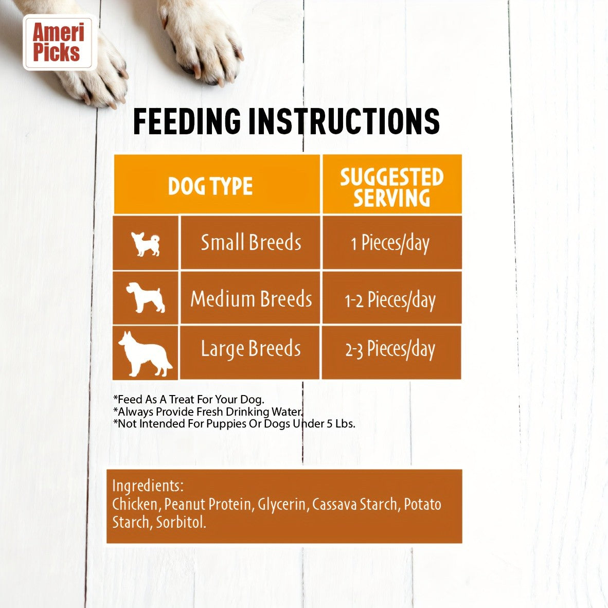 Grain-Free Chicken Jerky Strips for Dogs, High-Protein Dried Meat Training Treats for Small and Large Breeds, 300g, 600g and 900g Options