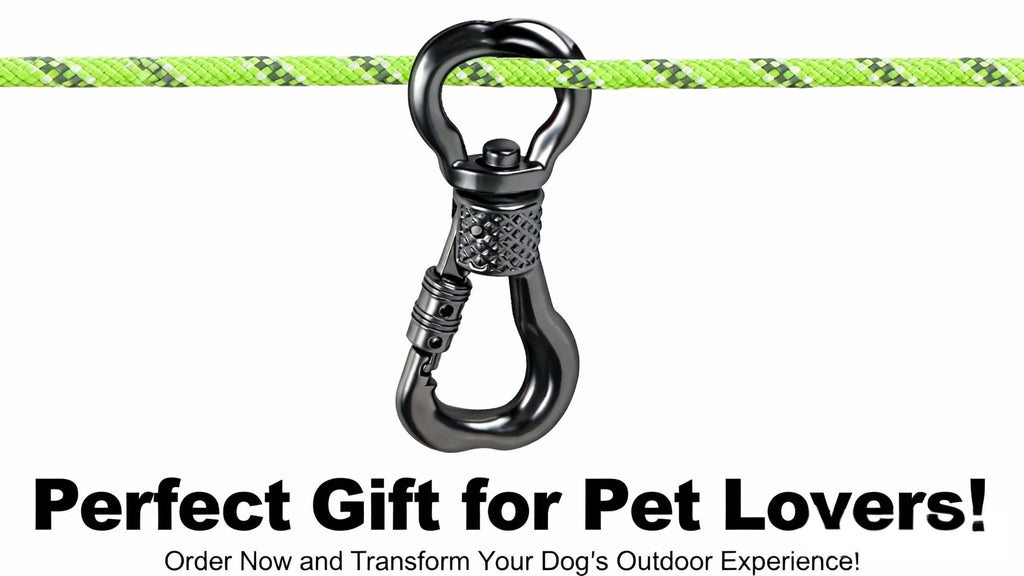 Dog Trolley System for Camping, 50/75/100ft Reflective Overhead Tie-Out Cable Run for Dogs up to 200lbs, Portable Dog Lead for Yard and Parks, Orange/Green/Blue