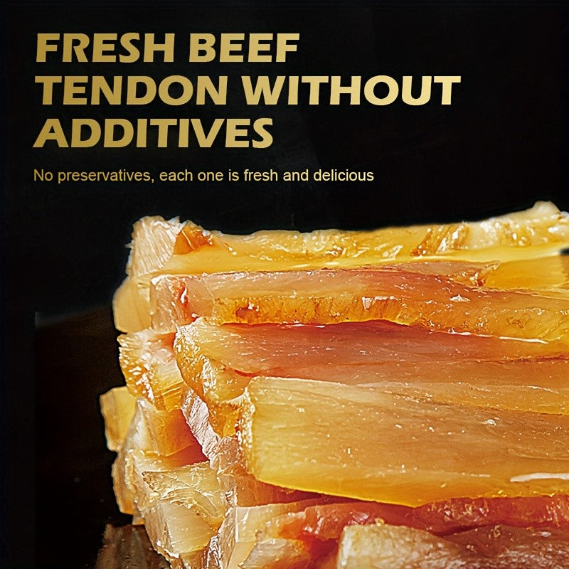 Beef Tendon Chews for Dogs, 150g / 5.29oz Tendon Strips for Supervised Chewing, Reward Time and Everyday Treat Routines with Your Pet