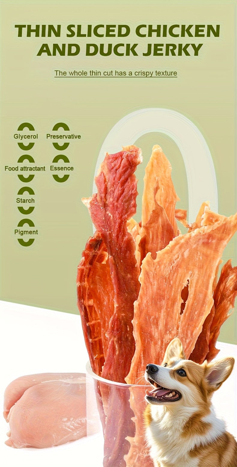 Pet Jerky Treats with Chicken and Duck Combo Options, Beef Cubes and Chew Selections for Supervised Training Rewards and Everyday Snack Time