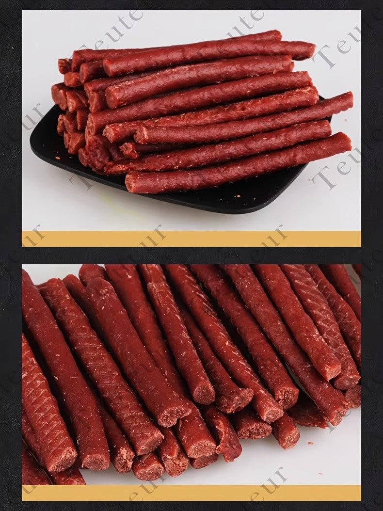 Dog Training Treats with Beef Jerky and Tendon Options, Chicken Heart or Chicken and Duck Jerky Selections for Everyday Rewards and Supervised Snack Time