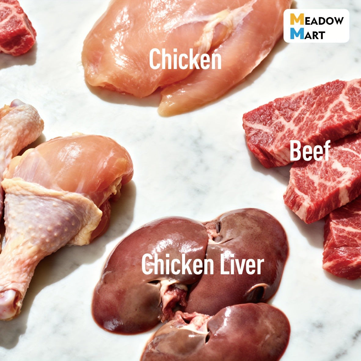 Dog Treat Kabobs with Rawhide, Beef, Chicken and Chicken Liver, Triple Flavor Chew Snacks for Supervised Treat Time in 100g to 900g Pack Options