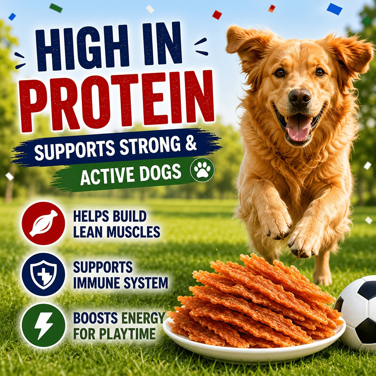 Dog Jerky Training Treats in Chicken, Duck and Combo Options, Chewy Reward Snacks for Small, Medium and Large Dogs in Multiple Pack Sizes