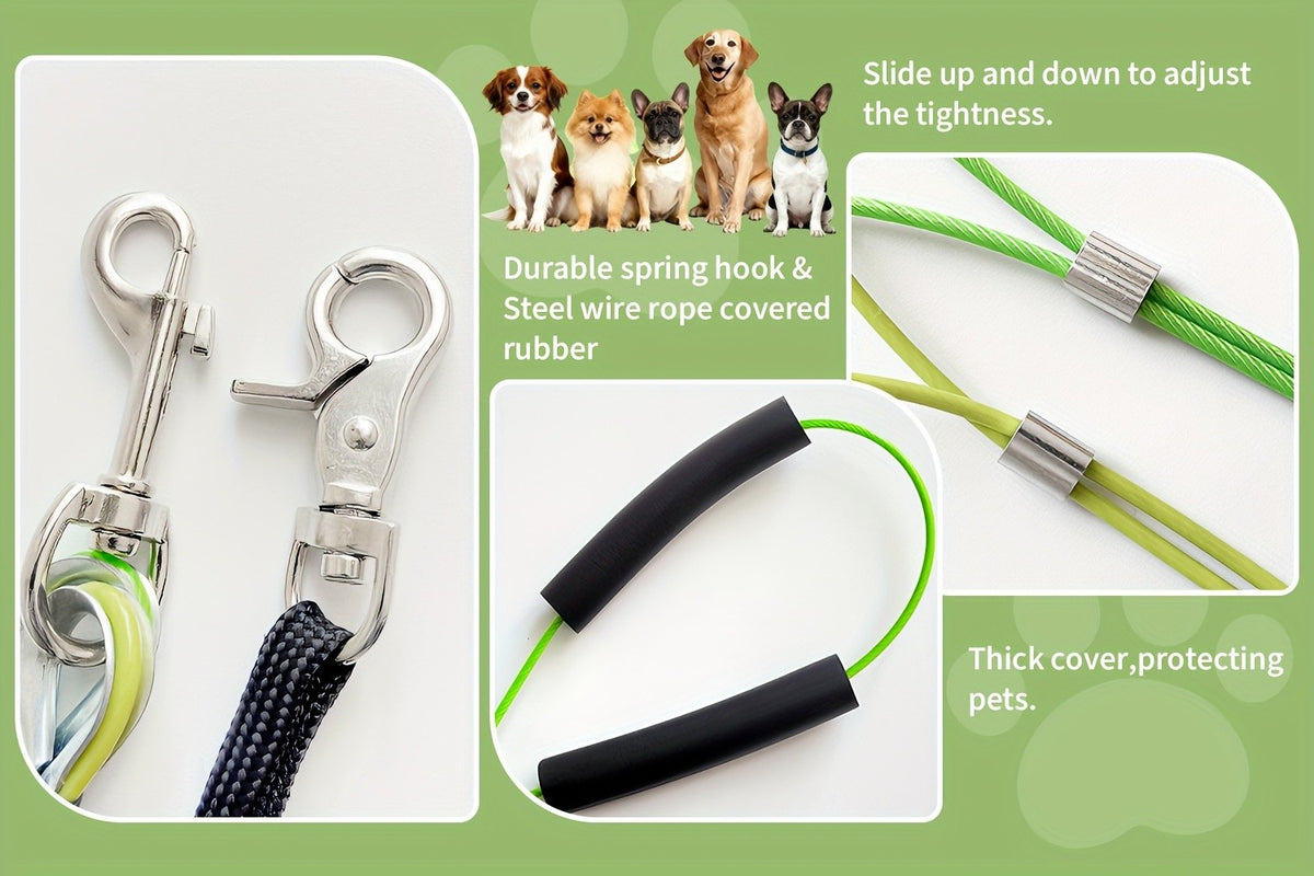 Dog Grooming Table Arm, Black Foldable Pet Grooming Stand with Adjustable Table Clamp and Restraint Loops for Small and Medium Dogs, Table Not Included