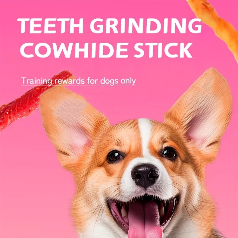 Dog Chew Sticks with Chicken and Duck Wraps, Mixed Rawhide Roll Treat Combo for Supervised Chewing, Occasional Rewards and Dog Owner Gift Baskets