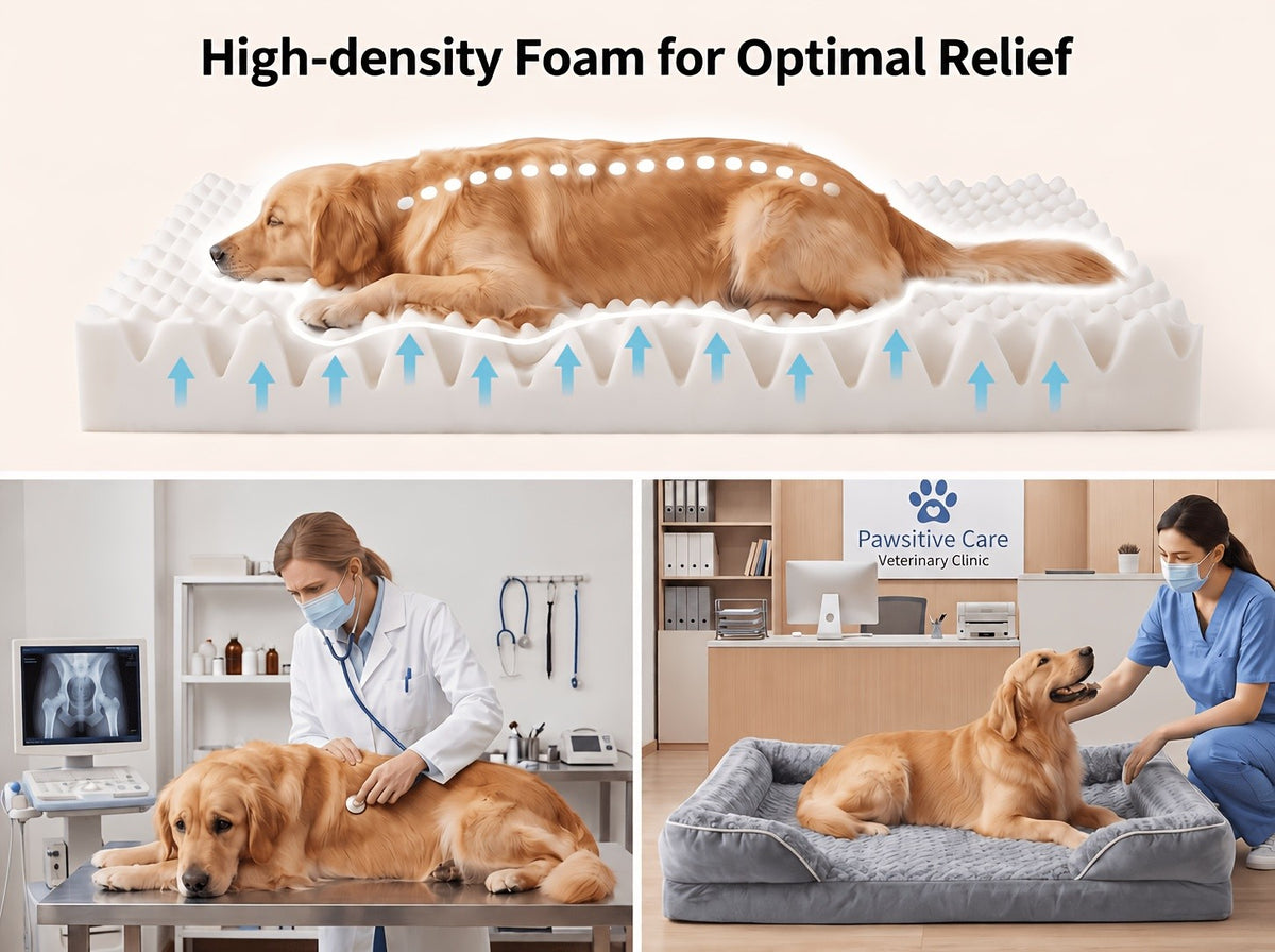 Extra Large Dog Sofa Bed with C-Shaped Bolsters, Removable Washable Plush Cover and Non-Skid Bottom, Grey Pet Couch with 20 to 71 Inch Size Options