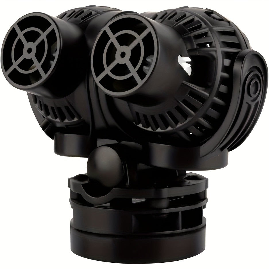 Aquarium Wave Maker with Dual 180° Adjustable Heads, Magnetic Mount Circulation Powerhead for 55–125 Gallon Freshwater and Saltwater Reef Tanks