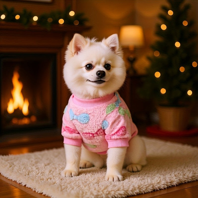 Winter Dog Clothes for Small and Medium Dogs, Soft Puppy Sweater Outfit in XS-XXL for Cool Weather Walks, Seasonal Wear and Pet Photos