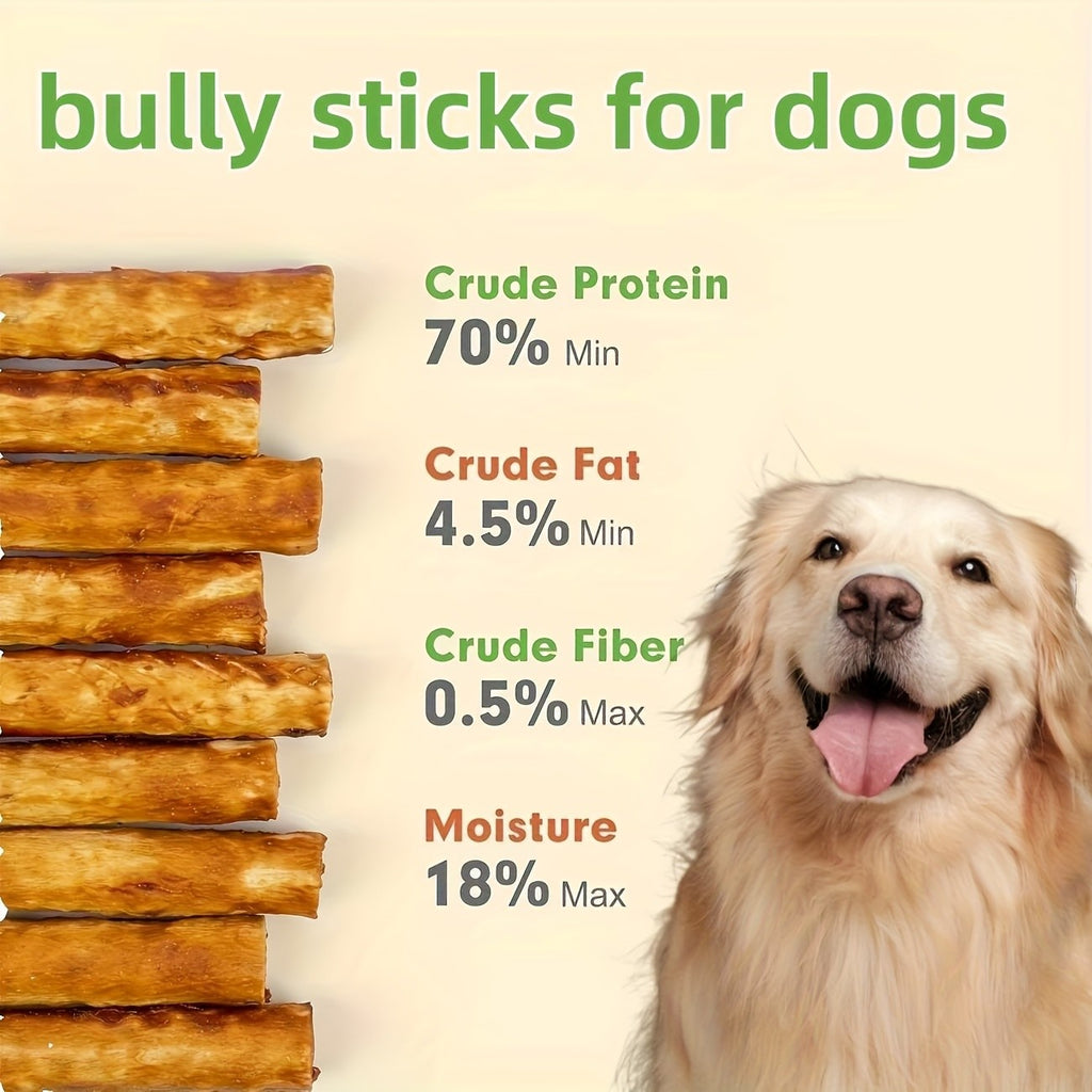 Collagen Dog Chew Sticks, Chicken-Flavored Chew Treats for Medium and Large Dogs, 5-Piece and Multi-Pack Options for Supervised Chewing