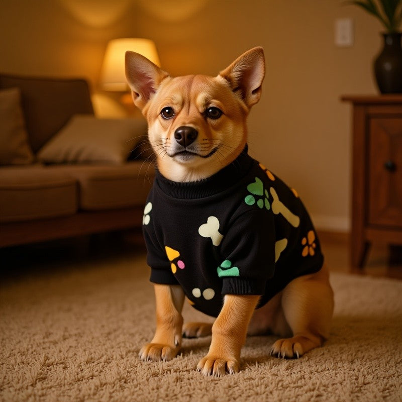 Winter Dog Clothes for Small and Medium Dogs, Soft Puppy Sweater Outfit in XS-XXL for Cool Weather Walks, Seasonal Wear and Pet Photos