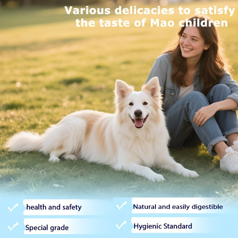 Dog Treats Duck Jerky and Freeze-Dried Chicken Combo, 100g Each Sharing Pack Option with Additional Snack Choices for Supervised Training Rewards