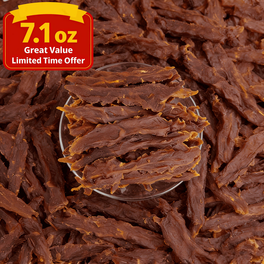 Chicken Breast Jerky Dog Treats with Duck Breast Option, 150g or Chicken Two-Pack Choices for Supervised Training Rewards and Daily Snacks