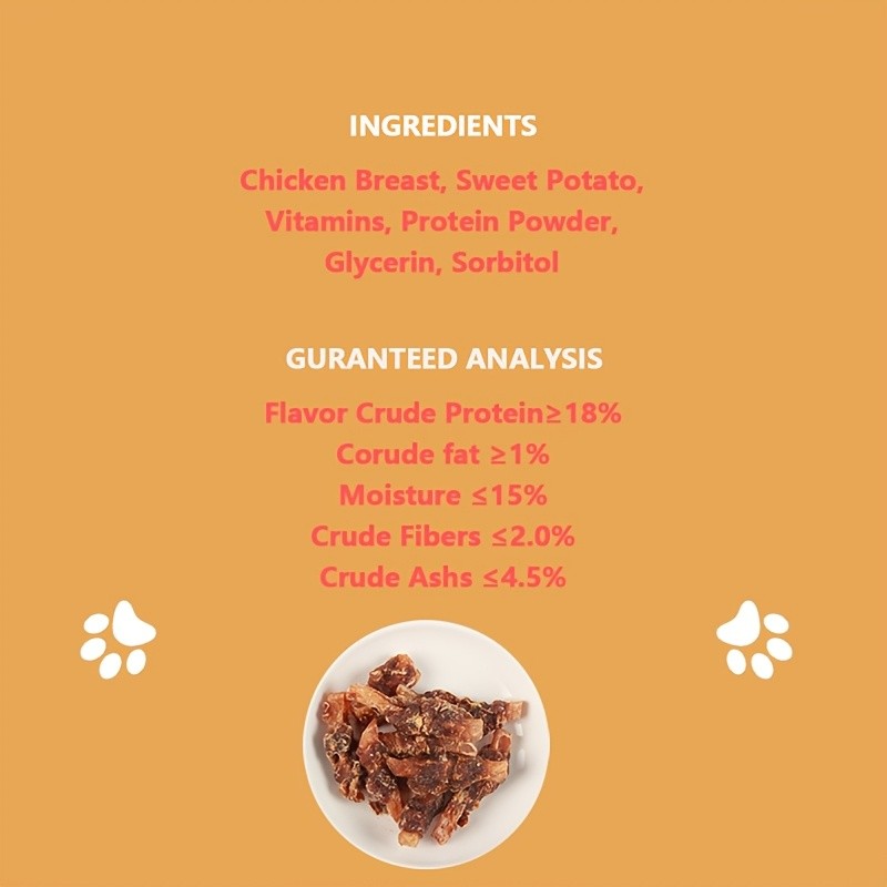 Dog Treats Variety Pack with Chicken Wrapped Sweet Potato, Paw Party Mix Chewy Snacks for Small, Medium and Large Dogs, Training and Everyday Rewards
