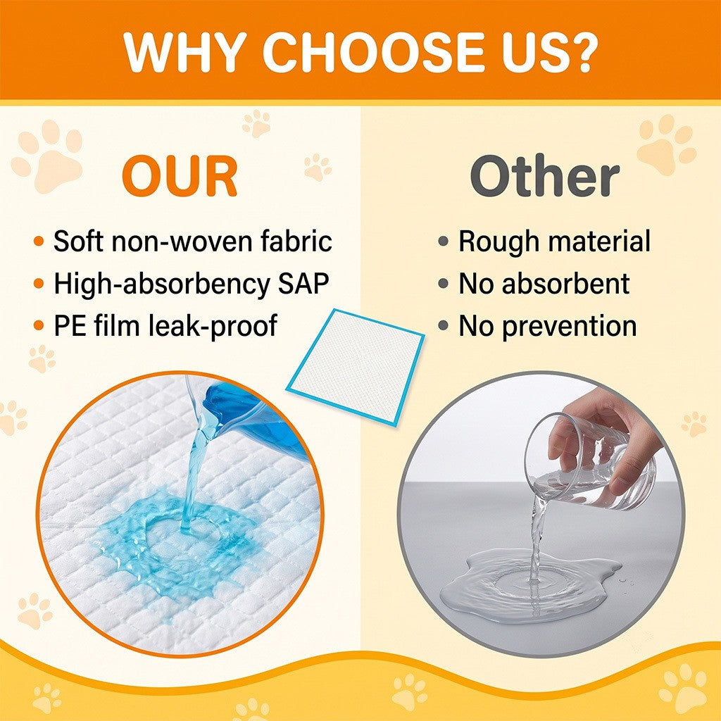 Puppy Potty Pads with Bonus Bags or Duck Toy, Extra Large Absorbent Leakproof Dog Pee Pads for Indoor House Training and Everyday Accidents