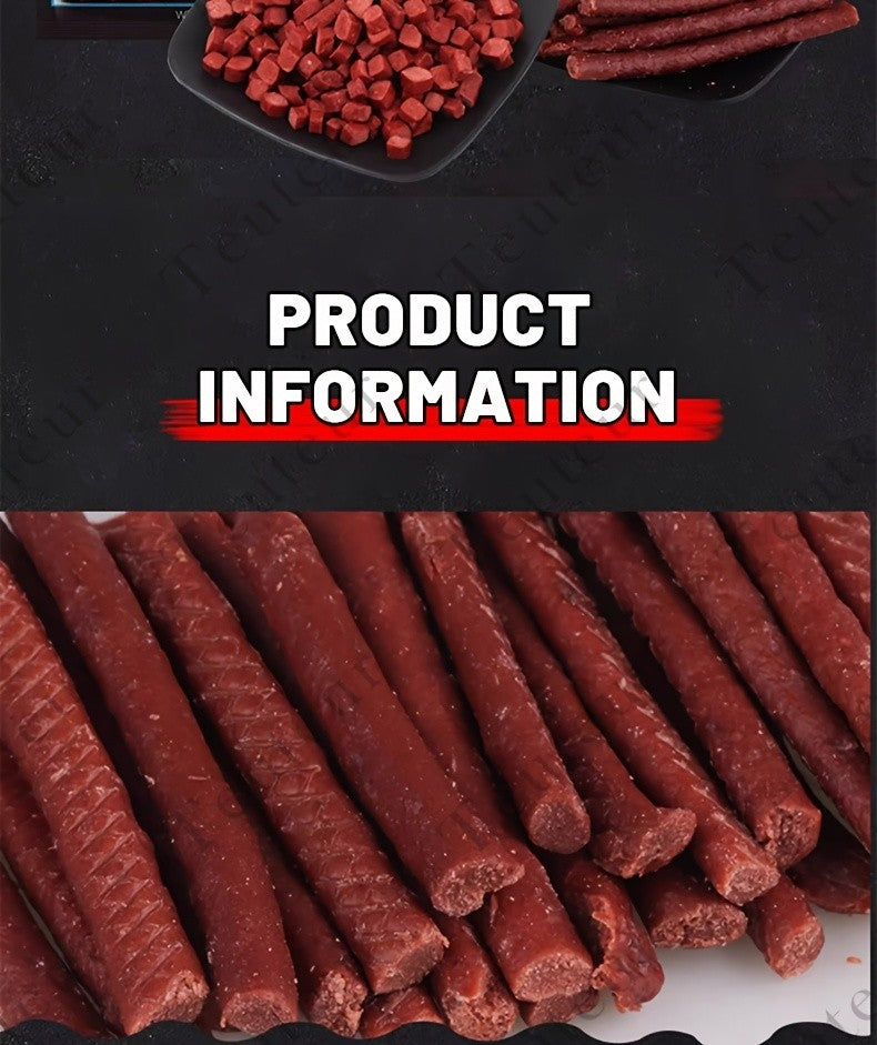 Dog Training Treats with Beef Jerky and Tendon Options, Chicken Heart or Chicken and Duck Jerky Selections for Everyday Rewards and Supervised Snack Time