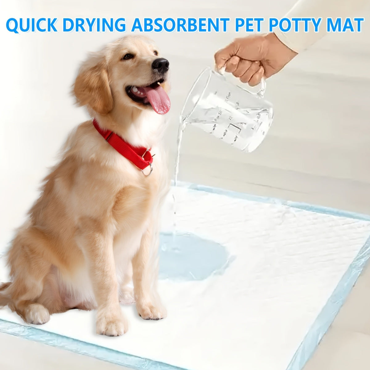 Dog Pee Pads with Seven-Layer Absorption, 23.6 x 23.6 Inch Puppy Potty Training Pads with Odor Reduction and Leak Resistance, 300 or 400 Count
