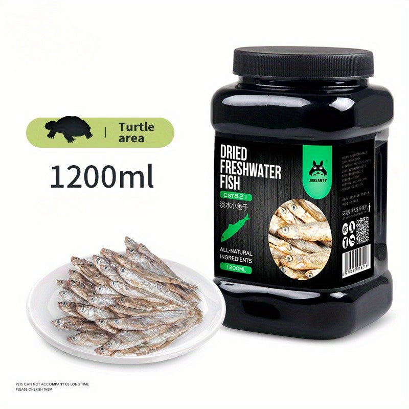 Dried Fish Pet Treats, Freshwater Fish Snacks in 100g or 240g Options for Turtle Keepers, Cat Owners and Hamster Snack-Time Routines