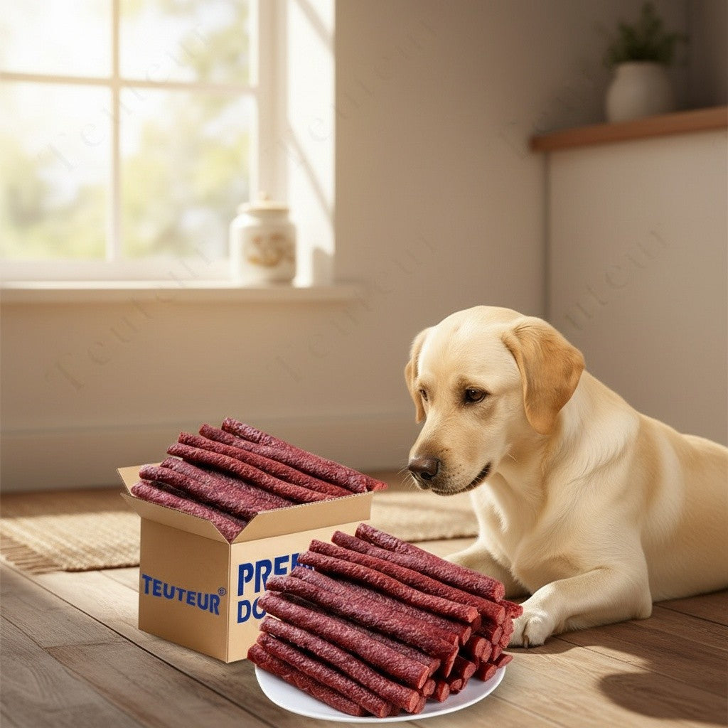 Dog Training Treats with Beef Jerky and Tendon Options, Chicken Heart or Chicken and Duck Jerky Selections for Everyday Rewards and Supervised Snack Time