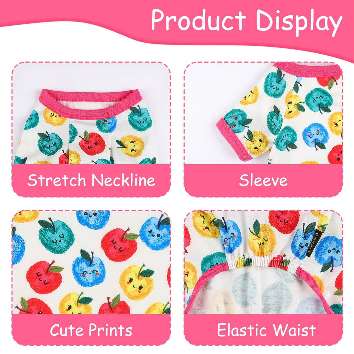 Four-Leg Dog Pajamas for Small Dogs and Cats, Soft Stretch Knit Pullover Pet Onesie for Spring Summer Lounging, XS S M L in Five Color Options